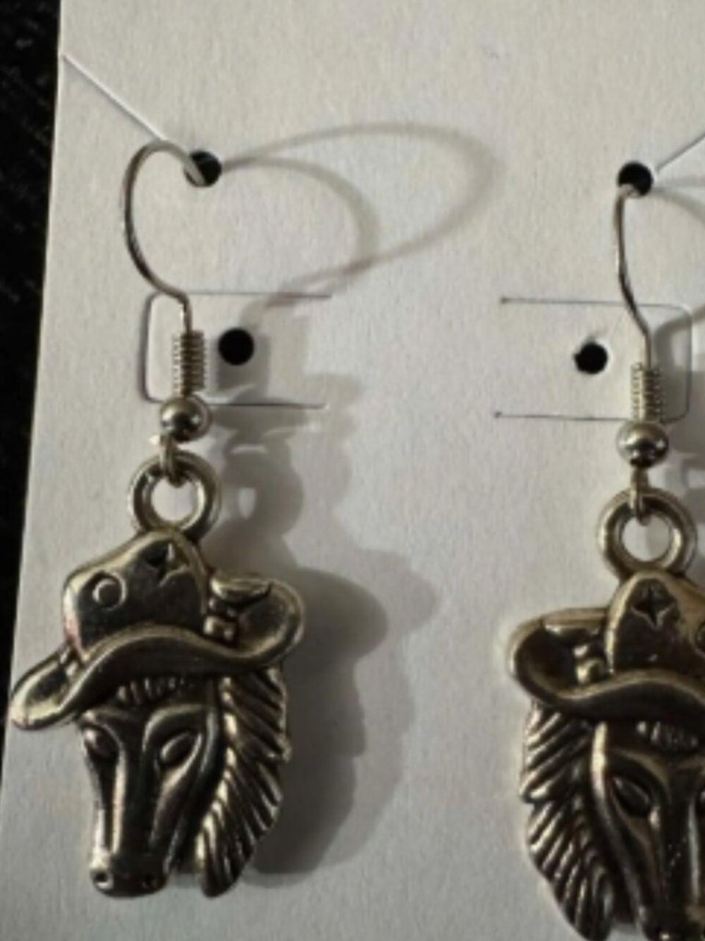 Horse Head Dangle Earrings